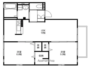 ダイヤコート弐番館【101号室】の間取り