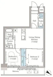 ステラテラス【10階】の間取り