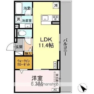 D-avance今本町C【3階】の間取り