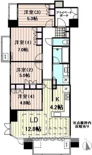 クレアホームズ仙台荒井駅前【205号室】の間取り