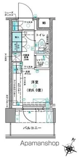 コムレジ赤羽 学生棟【4階】の間取り