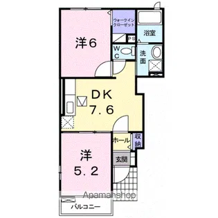 フェイバーサイド Ⅱ【1階】の間取り
