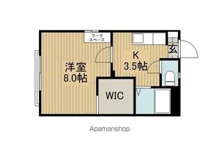 グランシャリオ湖浜B棟【2階】の間取り