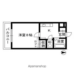 アラモード八乙女Ⅱ【202号室】の間取り