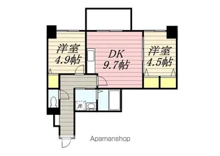 ビエラコート姪浜【1103号室】の間取り