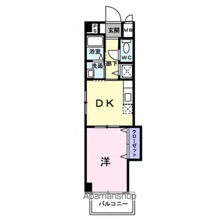 カルフール緑井【2階】の間取り