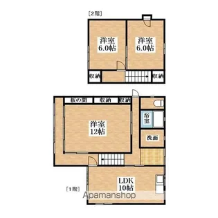 愛知県犬山市大字塔野地字中浦【一戸建】の間取り