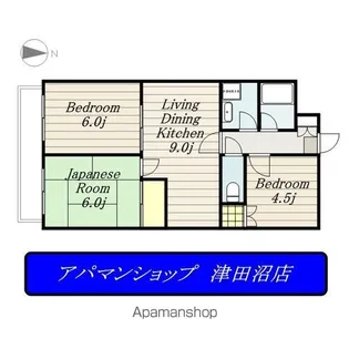 YS習志野台【5階】の間取り