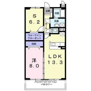 MIZOBATA ODA【1階】の間取り