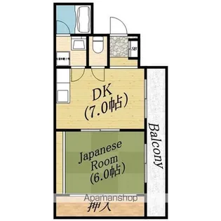 アーチスト赤川【3階】の間取り