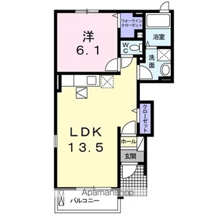 エスペランサⅠ【1階】の間取り