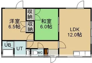 2LDKの間取り画像