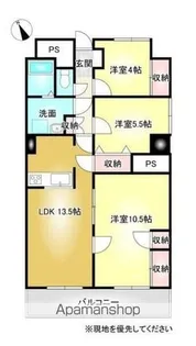 アーバンコート中須賀弐番館【5階】の間取り
