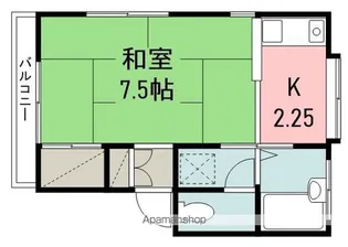 レジデンス大【202号室】の間取り