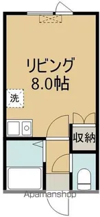 リージョンハイツB【2階】の間取り