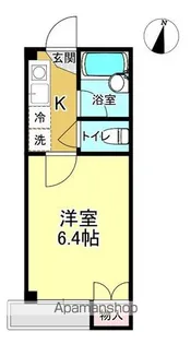 オークマンション【1階】の間取り