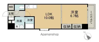 ブラッサム己斐本町【404号室】の間取り