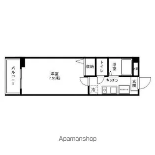 S・フォンティーヌ大橋【3階】の間取り