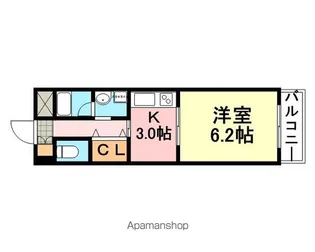 SHARON塚口【1階】の間取り