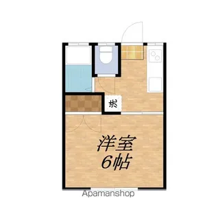 コーポまどかB棟【205号室】の間取り