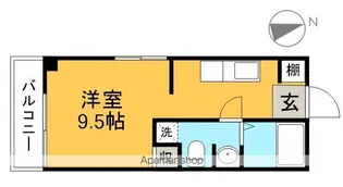 コーポMIKI Ⅰ南棟【2階】の間取り