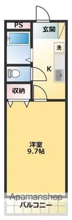 ハイツはと【211号室】の間取り