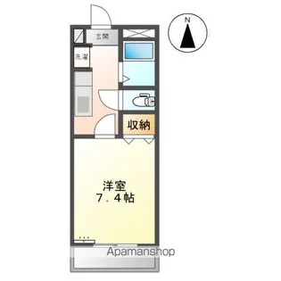 フォレストアオヤマ【2階】の間取り