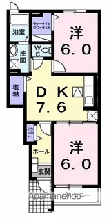 メルシーB【1階】の間取り