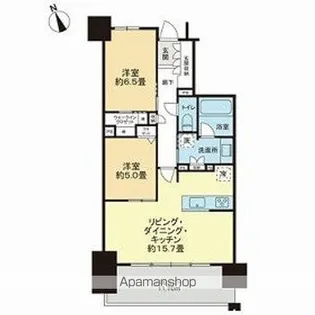 サーパス神宮レジデンス【14階】の間取り