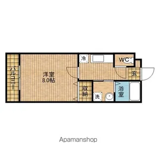 リーフル壱番館【102号室】の間取り