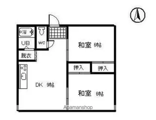りんりんハウス武佐【2階】の間取り