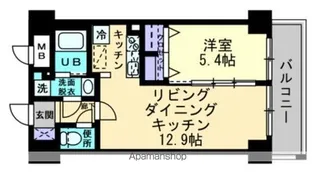 アンパレ内町【7階】の間取り