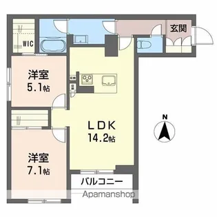 ラ カンタービレ【2階】の間取り