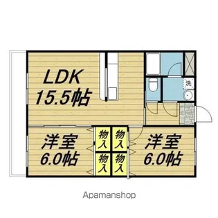 メゾンイナパレス【111号室】の間取り
