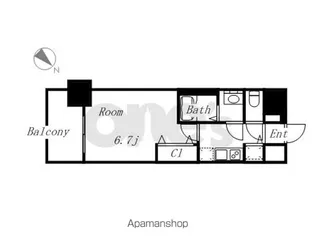 プレサンス鶴舞公園セラヴィ【2階】の間取り
