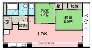 日商岩井池田マンション【4階】の間取り