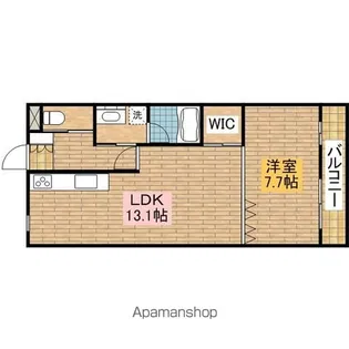 サニーヒルズ【102号室】の間取り