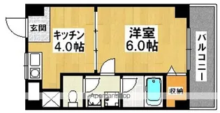 リヴィエール三井【4階】の間取り