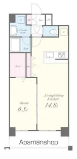 ベレッツァ文京【8階】の間取り