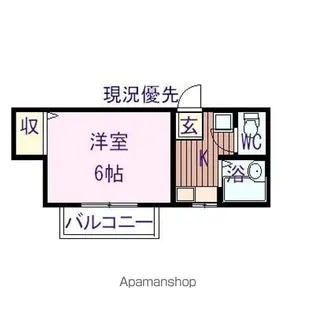 ワンズマンション【111号室】の間取り