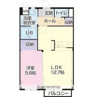 リヴィエール【2階】の間取り