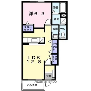 アートエミネンス【1階】の間取り