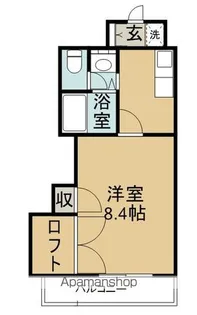 メゾンドール館町Ⅱ【1階】の間取り