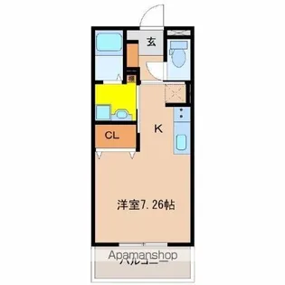 NORTH FIELD【2階】の間取り