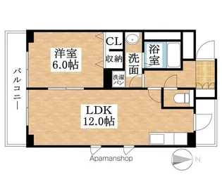 ルーセント山内【2階】の間取り