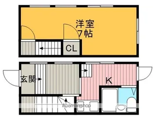 ハイツ南【2階】の間取り