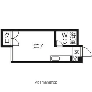 広西コーポ【1階】の間取り