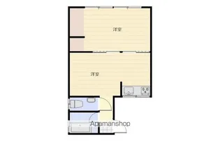 オブリービル【4階】の間取り