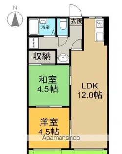 ハローユー柊【2階】の間取り