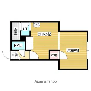 ハイツデノン【2階】の間取り